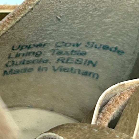 Sole Society women's tan suede strappy ankle booties size 7 - Picture 13 of 13